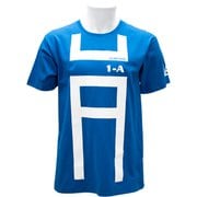 X513-821 22 僕のヒーローアカデミア Tシャツ 雄英高校 1-A（体操着柄） ブルー LLサイズ [キャラクターグッズ]