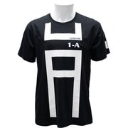 X513-821 40 僕のヒーローアカデミア Tシャツ 雄英高校 1-A（体操着柄） ブラック Sサイズ [キャラクターグッズ]