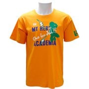 X513-822 14 僕のヒーローアカデミア Tシャツ 緑谷出久 オレンジ Sサイズ [キャラクターグッズ]