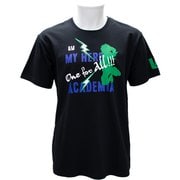 X513-822 40 僕のヒーローアカデミア Tシャツ 緑谷出久 ブラック Lサイズ [キャラクターグッズ]