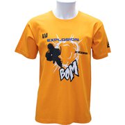 X513-824 14 僕のヒーローアカデミア Tシャツ 爆豪勝巳 オレンジ Mサイズ [キャラクターグッズ]