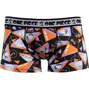 D1313-900 14 ONE PIECE（ワンピース） ボクサーブリーフ 幾何学柄 オレンジ Lサイズ [キャラクターグッズ]
