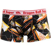 D1313-903 40 ドラゴンボール超（スーパー） ボクサーブリーフ 幾何学柄 ブラック LLサイズ [キャラクターグッズ]