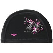 2WAYシリコンキャップ ARN-0406 （BLK）ブラック [スイミングキャップ レディース]