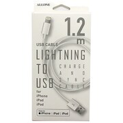 Lightningケ-ブル1.2mWH(MFI)1 ALK-LC120WM1
