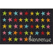 A043A 玄関マット Bienvenue Eoile 50x75cm AB00415