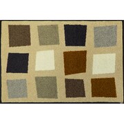 C029A 玄関マット Boxpark brown 50x75cm AB00417