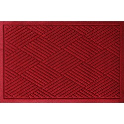 BZ00004 [吸水雨の日マット ウォーターホース II ダイヤモンド レッド 57x88cm]