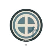 武将 丸ステッカー 島津家家紋 SBST24
