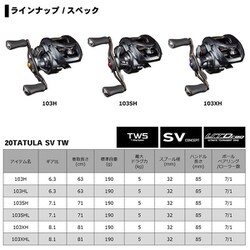 ヨドバシ.com - ダイワ Daiwa 310758 [20TATULA SV TW 103SHL