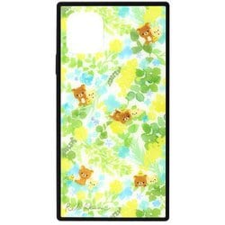 YY03402 [iPhone 11用 ガラスハイブリッドケース リラックマ/リラックマスタイル（フラワー）]