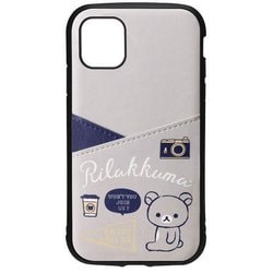 YY03501 [iPhone 11用 タフポケットケース リラックマ/リラックマスタイル（カメラ）]