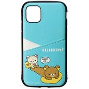 YY03504 [iPhone 11用 タフポケットケース リラックマ/リラックマスタイル（wake up）]