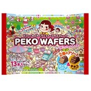 ペコちゃんわくわくウェファースチョコレート（バニラ&チョコ）袋 13本