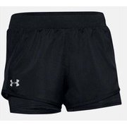 W Fly By2.0ミニ2in1ショート 1354008 BLK/BLK/RLT（001） LGサイズ [ランニングパンツ レディース]