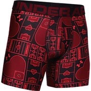 テック 6インチ シングル シーズナル 1358557 BLK/RED（012） MDサイズ [アウトドア アンダーウェア メンズ]