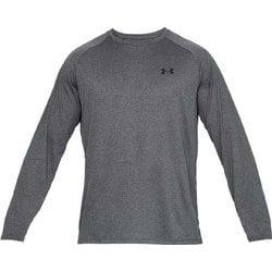 テック2.0 ロングスリーブ Tech 2.0 LS 1358562 Carbon Heather/Black(090) MDサイズ [ランニングウェア シャツ メンズ]
