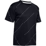 Logo Print Live S/S 1355708 BLK/WHT/WHT（001） SMサイズ [機能性スポーツウェアシャツ レディース]