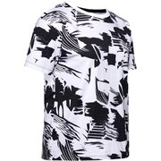 Logo Print Live S/S 1355708 BLK/WHT/BLK（003） SMサイズ [機能性スポーツウェアシャツ レディース]