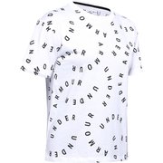 Logo Print Live S/S 1355708 WHT/BLK/BLK（100） LGサイズ [機能性スポーツウェアシャツ レディース]