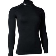 ヒートギア コンプレッション ロングスリーブ モック レディース ランニングウェア シャツ Black(001) MDサイズ 1358605