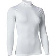 ヒートギア コンプレッション ロングスリーブ モック レディース ランニングウェア シャツ White(100) MDサイズ 1358605