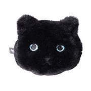 18P00696 [ねこのモンシャ フェイスポーチ BK キャネル]