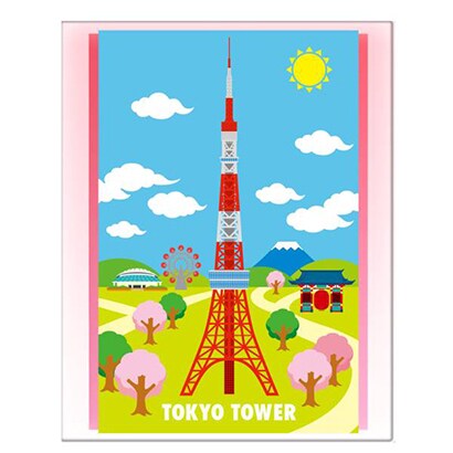 東京タワー ポップアップグリーティングカード キャラクターグッズ
