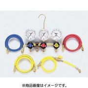 TA124-3G [R404A/R407C/R507A/R134a用サイトグラス付スリーゲージマニホールドキット]