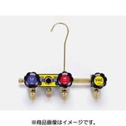 TA120A-3GH [R22/R12/R502用 スリーゲージニードルバルブマニホールドボディ]