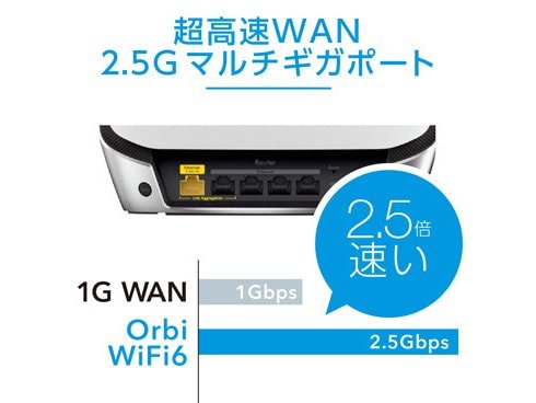 ネットギアジャパン NETGEAR Wi-Fiルーター Orbi - ヨドバシ.com