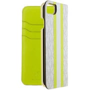 MICHAEL KORS - Folio Case Lime Stripe with Charm for iPhone 7 / iPhone 8 MKLMSFLIP0708