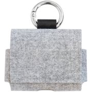 AirPods Pro クラリーノ フリップケース メランジグレー TR-APP19-FC-CGY
