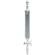 000-15-66-12 [透明円筒分液ロートTFコック球栓 50mL 15-19]