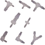 軟質チューブ用ミニコネクタT型 VFT506 10個 007-17-11-65