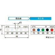 TGK サーモカラーセンサー 5FC125 20枚 014-55-96-65