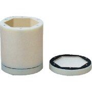 粉砕用ナイロンポット 内面六角形 3L 034-30-65-22