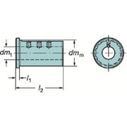 132N-2520 [サンドビック 丸シャンクバイト用イージーフィックススリーブ]