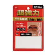 134-87-28-31 [超強力両面シート 多用途 100×100 2枚入]