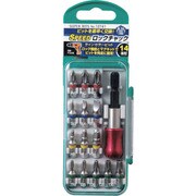 13741 [SPEED ロックチャック ラインカラービット14本付]