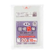 153-23-69-32 [環境袋策 20L 透明 10枚入]