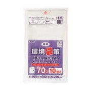 153-23-69-41 [環境袋策 70L 透明 10枚入]
