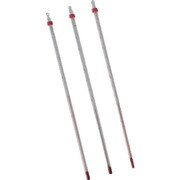 AS 赤液棒状温度計 -20～+50℃ 1-610-11