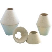 るつぼ用マッフル 90mm ムライト質 194-30-59-05