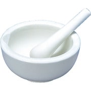 乳鉢磁製並60mm 乳棒付 194543101 TG