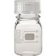 2-035-02 [ねじ口瓶丸型白 透明キャップ付100ml]