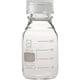 2-035-03 [ねじ口瓶丸型白 透明キャップ付250ml]