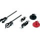 2-9824-03 [AS 実験器具保持具角ムッフ・黒]