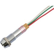 2DUL-10JPL-DC5V-60V-RG/W [サカズメ 2色（赤・緑）点灯LED表示灯 2DUL-10JPL 径10]