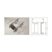 292-64-55-46 [TGK ニップル NW16 石英ガラス]